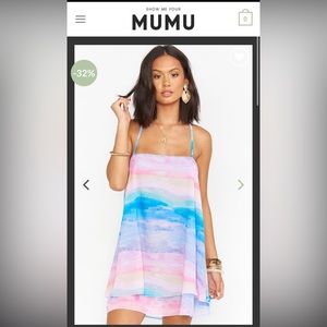 Show Me Your Mumu Christy Dress in Mumaid Waves
